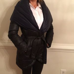 Tahari Reversible Down Puffer Jacket
